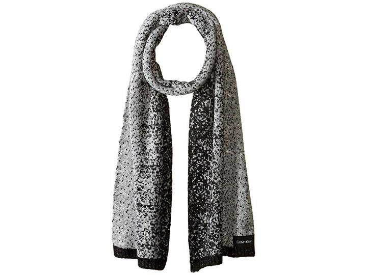 Calvin Klein Lurex Ombre Scarf (black) Scarves
