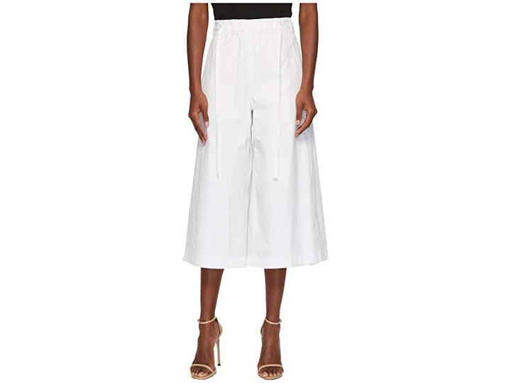 Vince Side Slit Culottes (optic White) Women's Casual Pants