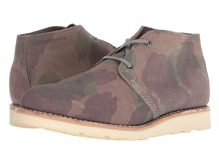 Wolverine Liam Chukka (camo Suede) Men's Lace Up Casual Shoes