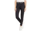 Juicy Couture Track Juicy Couture Brushed Back Leggings (pitch Black) Women's Casual Pants
