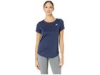 New Balance Accelerate Short Sleeve Top V2 (pigment) Women's Short Sleeve Pullover