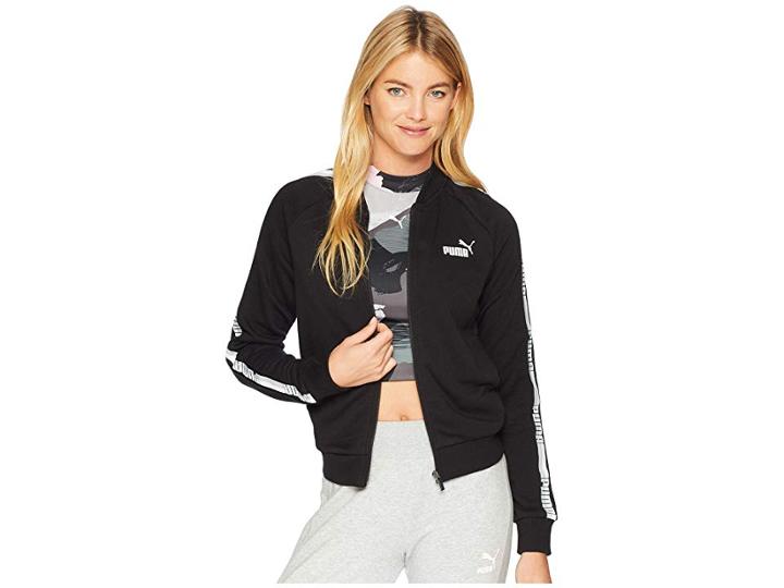 Puma Tape Fz Jacket Tr (cotton Black) Women's Coat