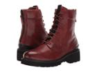 Frye Allison Combat (cognac Antique Soft Vintage) Women's Lace-up Boots