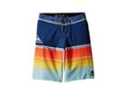 Quiksilver Kids Highline Slab 18 Boardshorts (big Kids) (bijou Blue) Boy's Swimwear