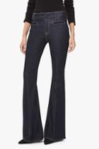 7 For All Mankind Pintuck Trouser In True Rinsed