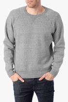 7 For All Mankind Side Panel Crewneck Sweatshirt In Heather Grey