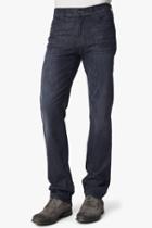 7 For All Mankind Luxe Performance: Slimmy Slim Straight In Washed Obsidian