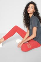 7 For All Mankind Ankle Skinny In Hibiscus