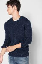7 For All Mankind Nep Crewneck Sweater In Navy