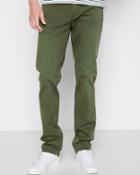 7 For All Mankind Men's Total Twill The Straight With Clean Pocket In Olive