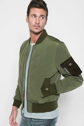 7 For All Mankind Military Patch Bomber In Army