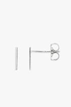 7 For All Mankind Stick Stud Earrings In Silver