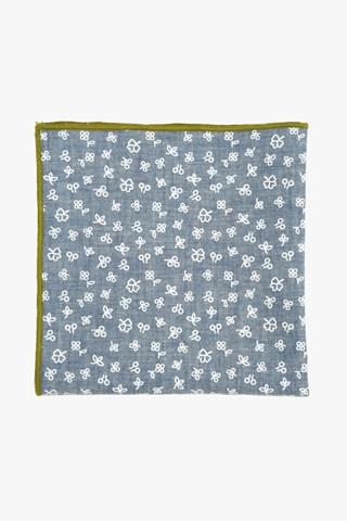 7 For All Mankind Pocket Square Clothing The Quinn Pocket Square In Light Chambray