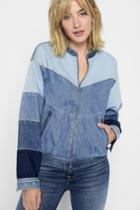 7 For All Mankind Patchwork Bomber In Patchwork Found