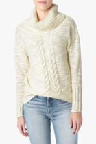 7 For All Mankind Cozy Oversized Sweater In Cream