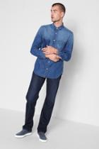 7 For All Mankind Airweft Denim Austyn Relaxed Straight In Perennial
