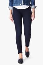 7 For All Mankind B(air) Denim Ankle Skinny In Blue Black River Thames