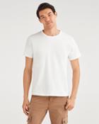 7 For All Mankind Men's Commons Tee In Vintage White