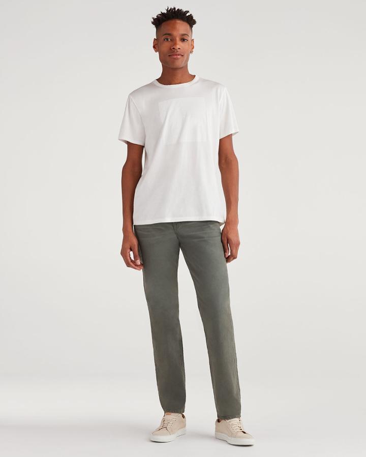 7 For All Mankind Men's Total Twill Slim Taper Adrien Cargo Pant In Faded Spruce Clean