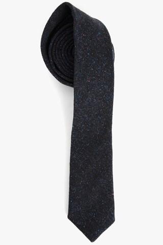 7 For All Mankind Cooper Wool Tie In Navy Multi