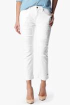 7 For All Mankind Relaxed Skinny With Patches & Destroy In White Fashion 2