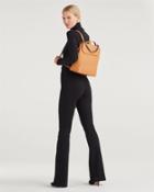 7 For All Mankind Women's Leather Backpack In Cognac
