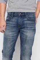 7 For All Mankind 100% Cotton The Straight With Clean Pocket In Legend