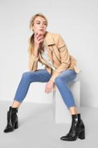 7 For All Mankind Crop Skinny With Grinding In Melbourne Sky