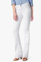 7 For All Mankind Iconic Bootcut With Released Hem In White