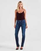 7 For All Mankind B(air) Denim Kimmie Straight In Authentic Fate