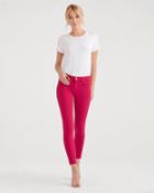7 For All Mankind Ankle Skinny In Azalea Pink