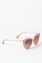 7 For All Mankind Melrose Sunglasses In Candy Pink
