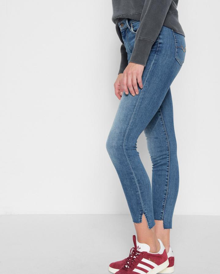 7 For All Mankind Women's High Waist Ankle Skinny With Step Hem In Fillmore