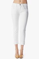 7 For All Mankind Relaxed Skinny In White Fashion