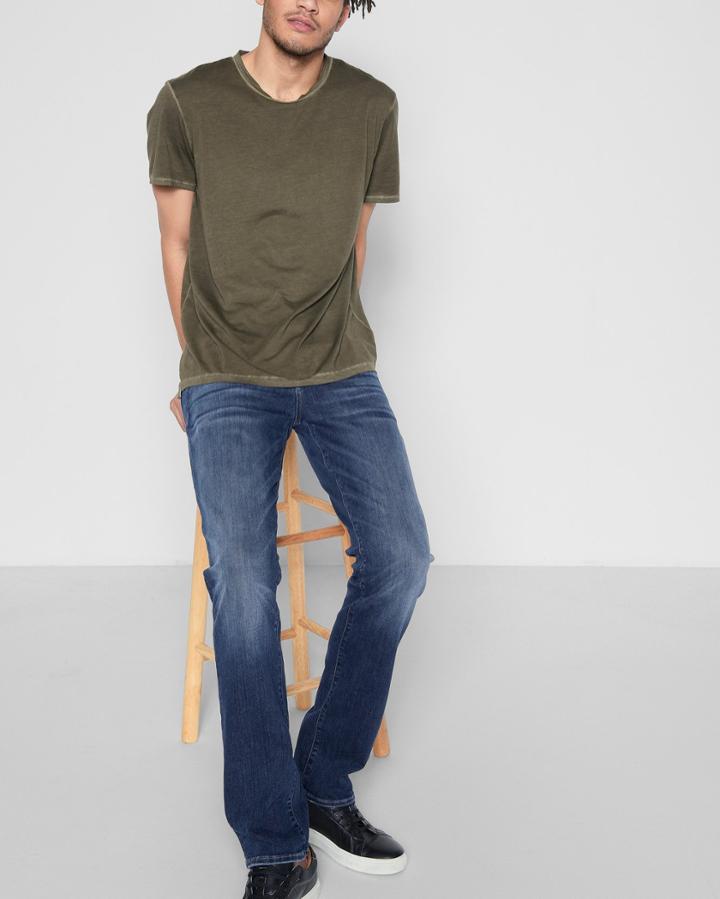 7 For All Mankind Men's Luxe Sport The Straight With Clean Pocket In Authentic Euphoria