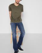7 For All Mankind Men's Luxe Sport The Straight With Clean Pocket In Authentic Euphoria