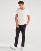 7 For All Mankind Men's The Sunset Slim Chino In Black