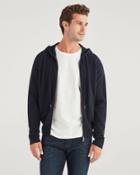 7 For All Mankind Men's Cashmere Hoodie In Navy
