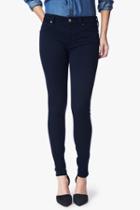 7 For All Mankind Slim Illusion Luxe Mid Rise Skinny In Rinse