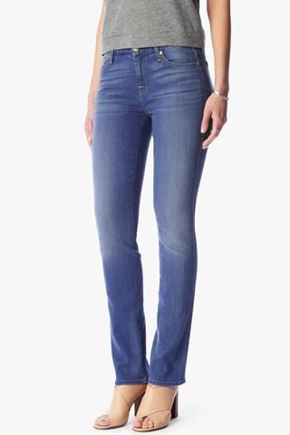 7 For All Mankind Kimmie Straight In Supreme Vibrant Blue