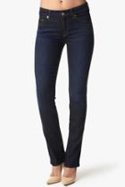 7 For All Mankind Slim Illusion Kimmie Straight In Classic Dark