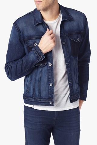 7 For All Mankind Trucker Jacket In Indigo Shadow