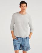 7 For All Mankind Men's Rivera Sweater In Heather Grey