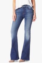 7 For All Mankind High Waist Bootcut In Bright Indigo Stretch