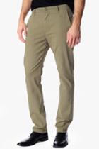 7 For All Mankind Luxe Performance Sateen The Chino In Khaki