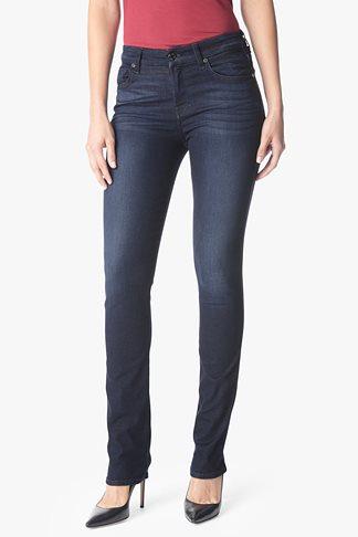 7 For All Mankind Slim Illusion Luxe Kimmie Straight In Dark Ink