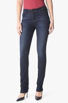 7 For All Mankind Slim Illusion Luxe Kimmie Straight In Dark Ink