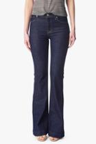 7 For All Mankind Ginger Flare Leg Trouser In Lovely Blue Rinse