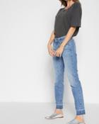 7 For All Mankind Women's Ankle Skinny With Trouser Released Hem In East Village