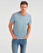 7 For All Mankind Men's Commons Tee In Vintage Jean